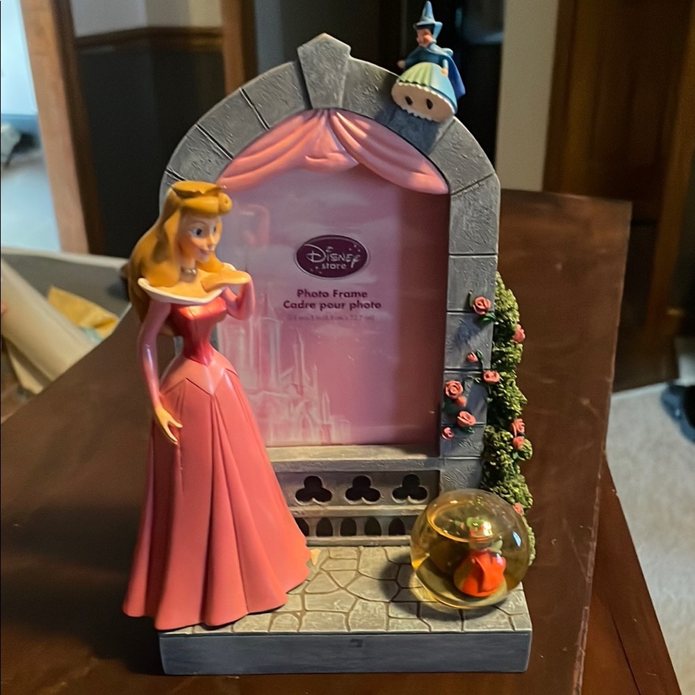 Disney Princess Photo Frame with Pink Dress